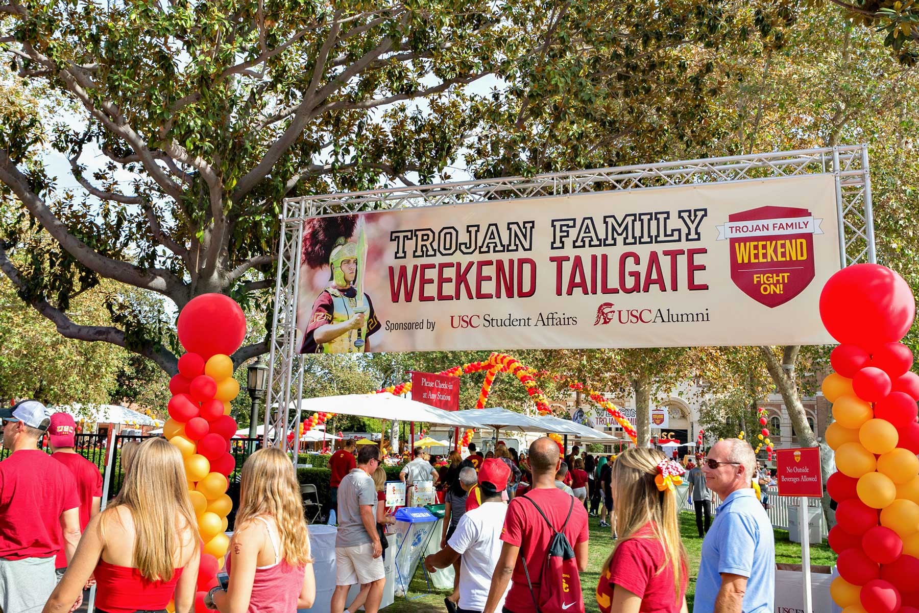 There’s nothing like it in college football game day on the USC campus