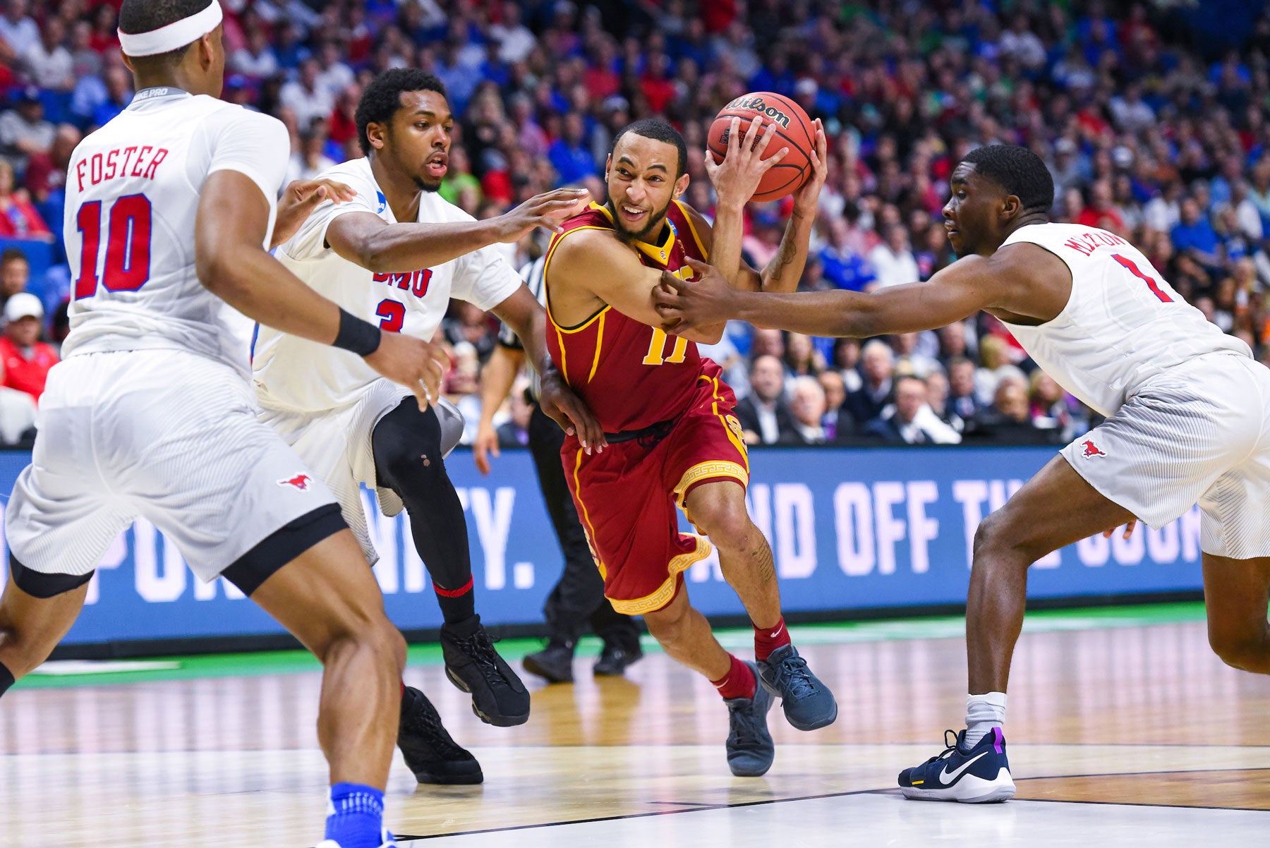 Jordan McLaughlin, USC guard, points Trojan basketball toward the future